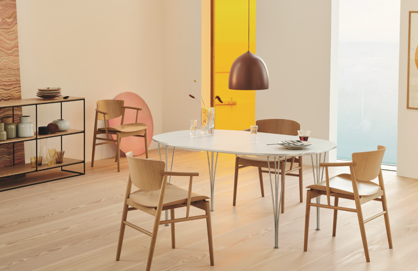 【日本国内在庫】FRITZ HANSEN(フリッツ・ハンセン)| スーパー楕円テーブル B612 150×100