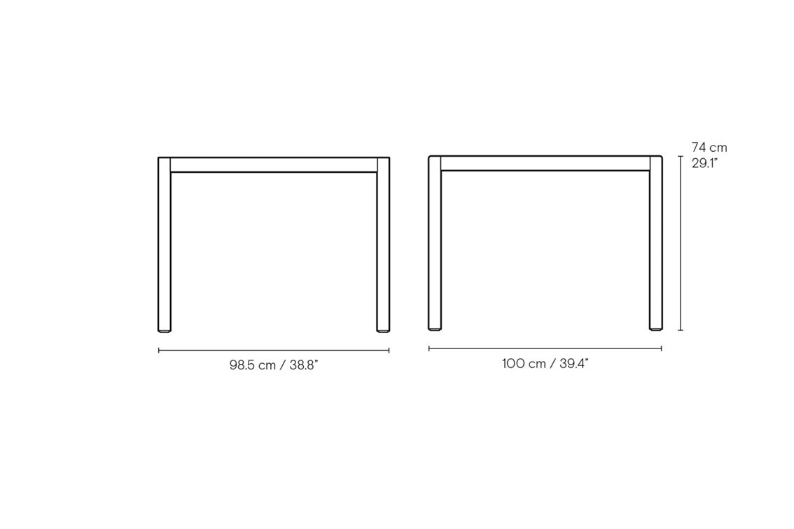 AH902 | Outdoor Dining Table, Square(アウトドアダイニングテーブル、スクエア)