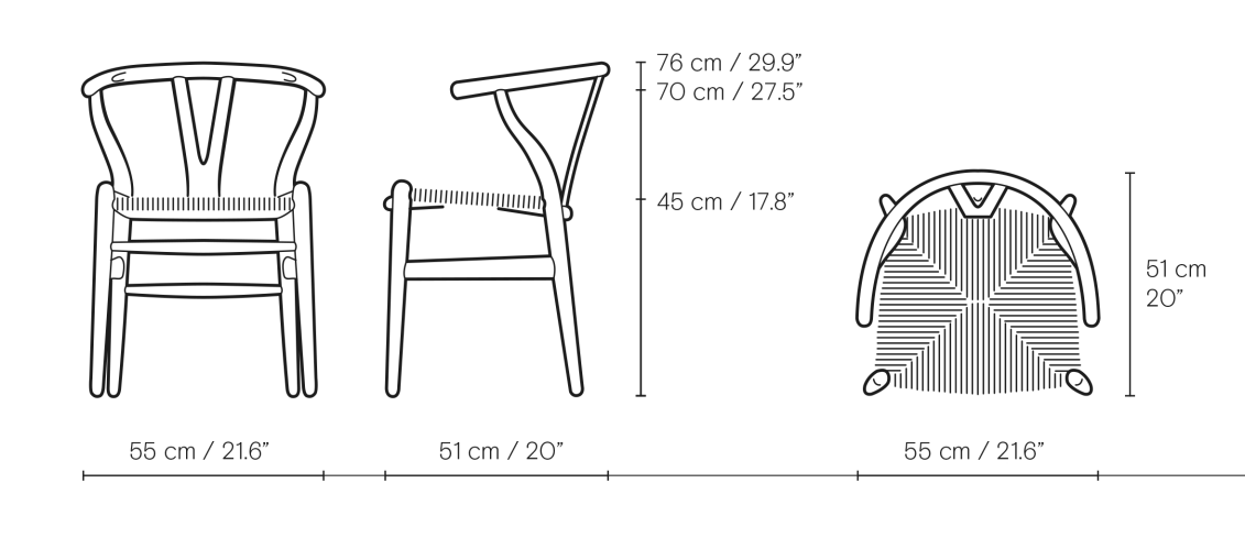 CH24|WISHBONE CHAIR(ウィッシュボーンチェア)WOOD