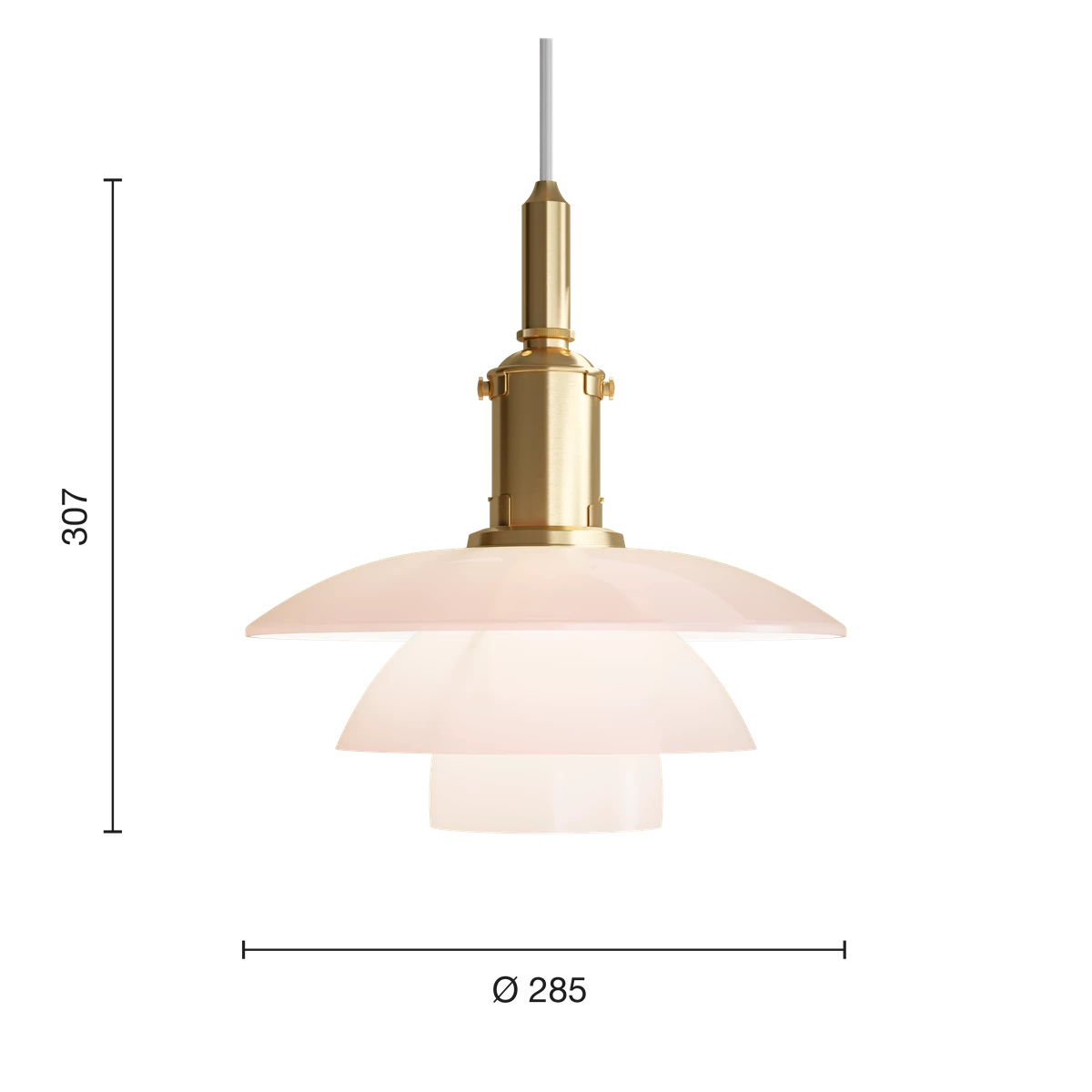PH 3/3 Pale Rose Pendant(PH 3/3 ペール・ローズ ペンダント)