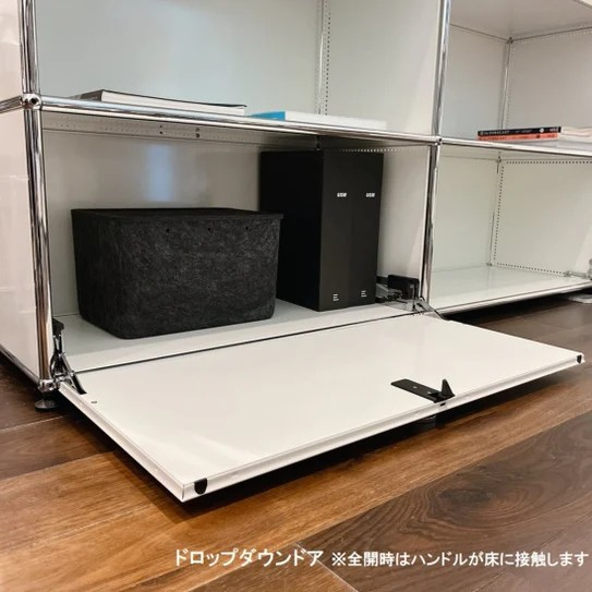 テレビボード ドロップダウンドア×2 キャスター付き(JPQS041)