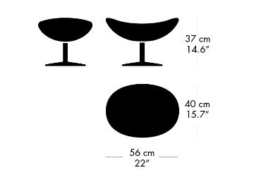 EGG CHAIR FOOT STOOL（エッグチェアフットスツール）